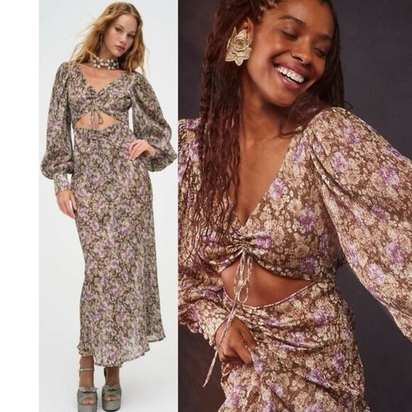 For Love & Lemons Wynne Maxi Dress - Size Medium - NWT - Picture 1 of 9